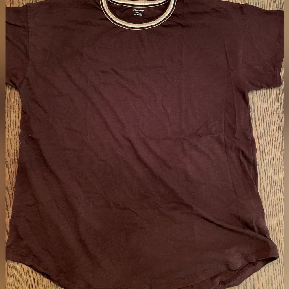 Madewell retro brown t shirt, size XL